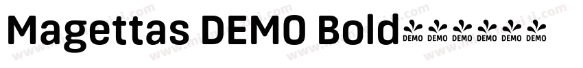 Magettas DEMO Bold字体转换